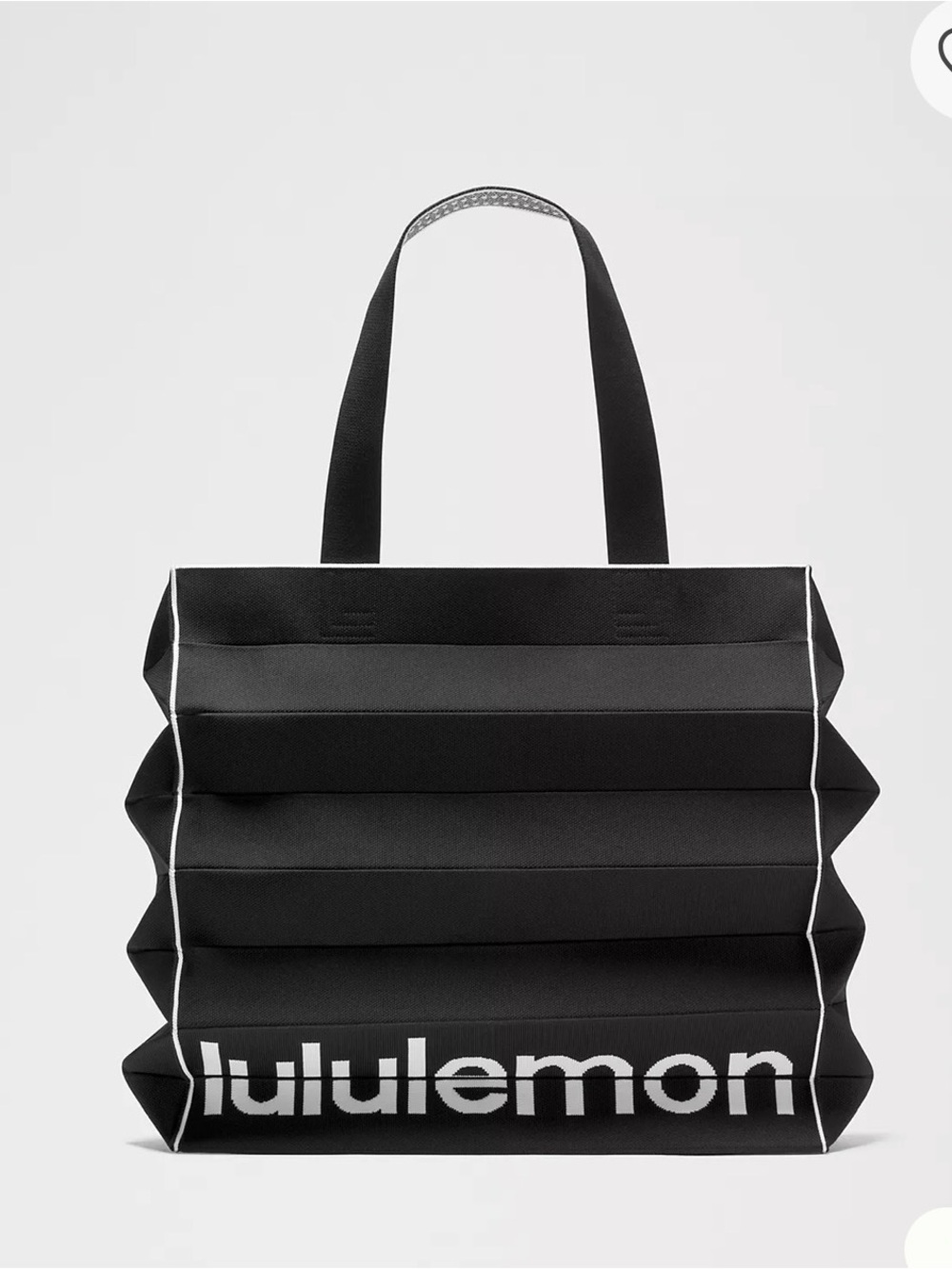 Lululemon Fold It Hold It Tote Bag 22L – Black – NWT